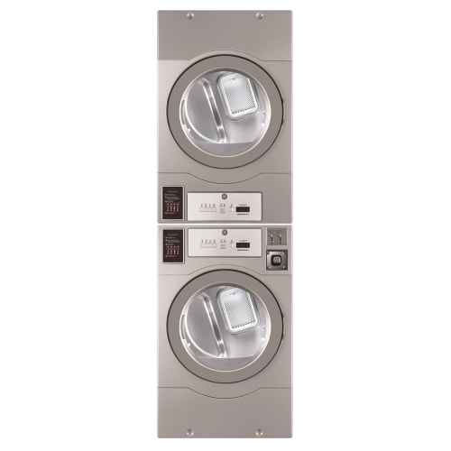 Crossover® by Wascomat Stacked 7.0 Cu Ft Electric Dryers, Coin or Non-Coin, Gray